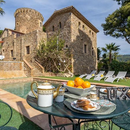 Castillo Can Xirau, Propiedad Exclusiva Con Piscina & Aircon Santa Susanna Exterior foto