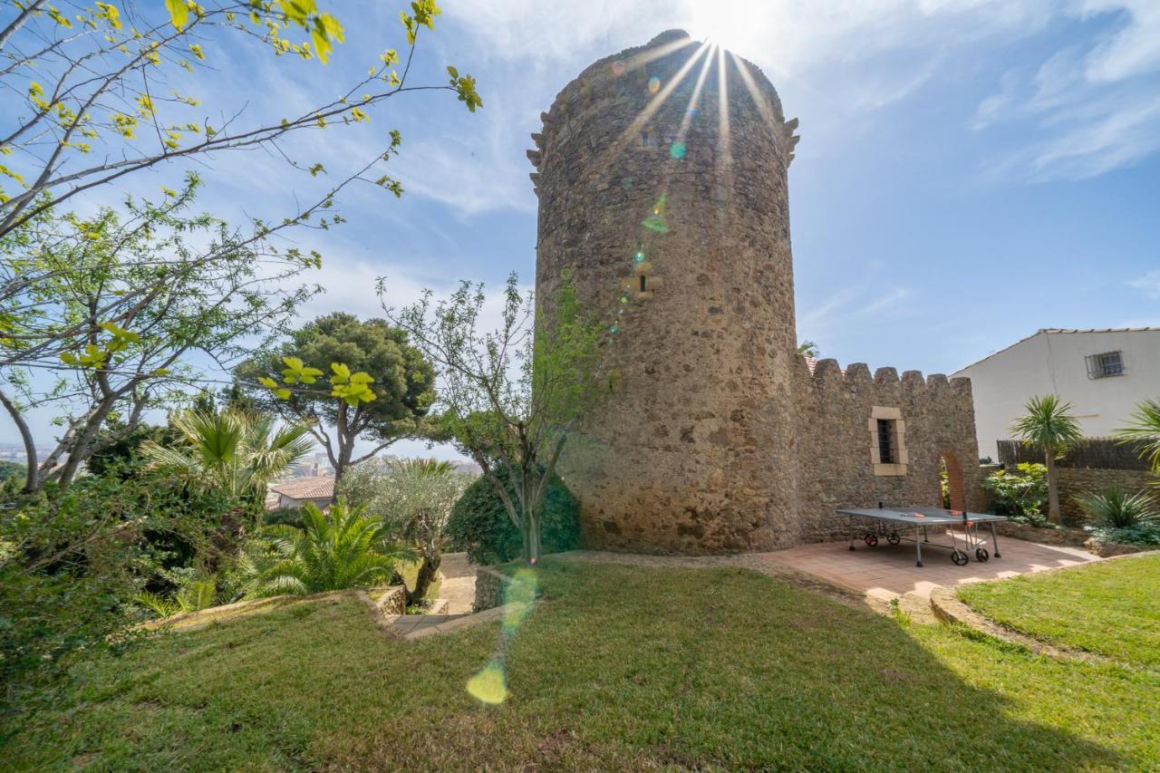 Castillo Can Xirau, Propiedad Exclusiva Con Piscina & Aircon Santa Susanna Exterior foto