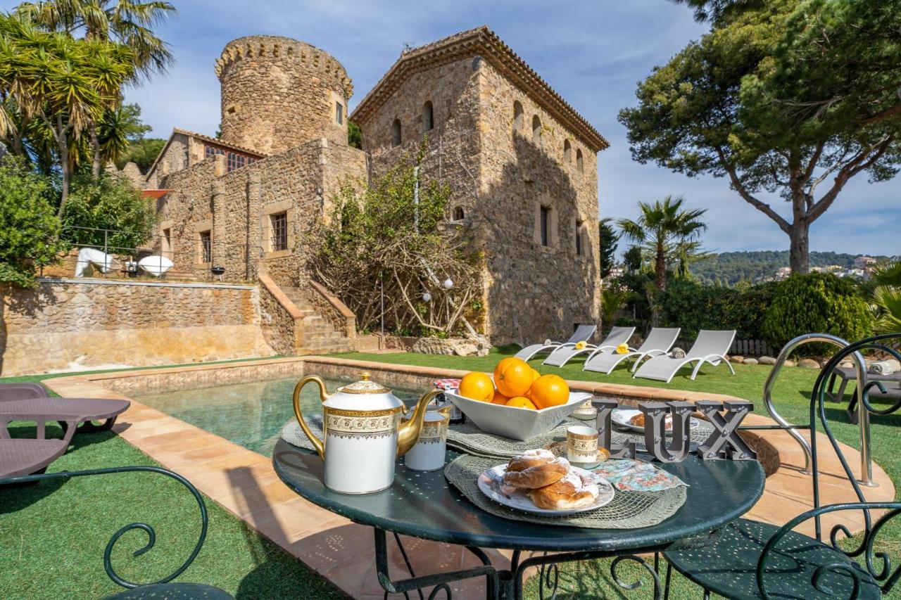 Castillo Can Xirau, Propiedad Exclusiva Con Piscina & Aircon Santa Susanna Exterior foto